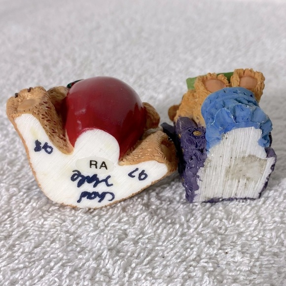 Vintage Adorable Bear Figurines on Swing - Picture 8 of 11